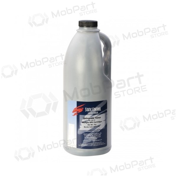 Static Control tooneripulber HP Q2612A Q5949A/X Q7553A/X Q1338A CE505A/X Q5942A/X must, 1kg.