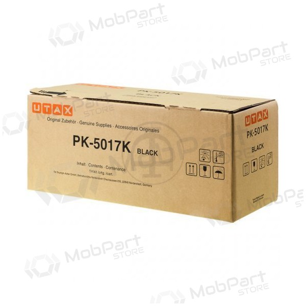 Triumph-Adler/Utax toonerikassett PK-5017K (1T02TV0UT0/1T02TV0TA0), must kassett laserprinteritele, 8000 lehekülge